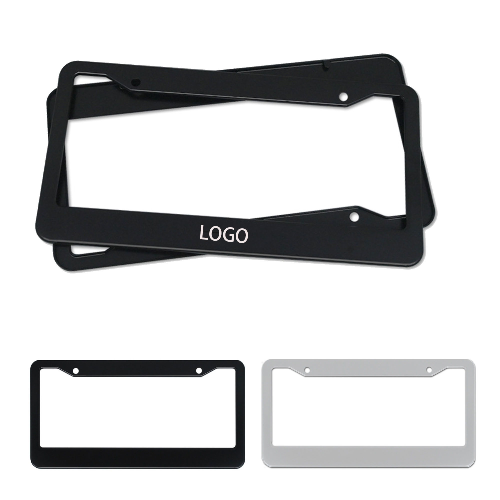 Lightweight Car Aluminum License Plate Frame 2