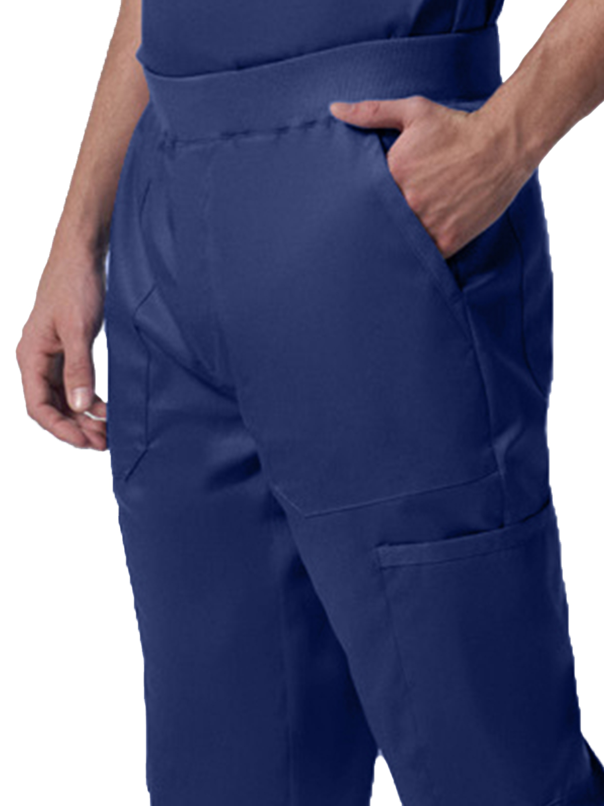Landau - ProFlex - Men's Seven-Pocket Mid-Rise Rib-Knit Elastic Waist Jogger Pant 28