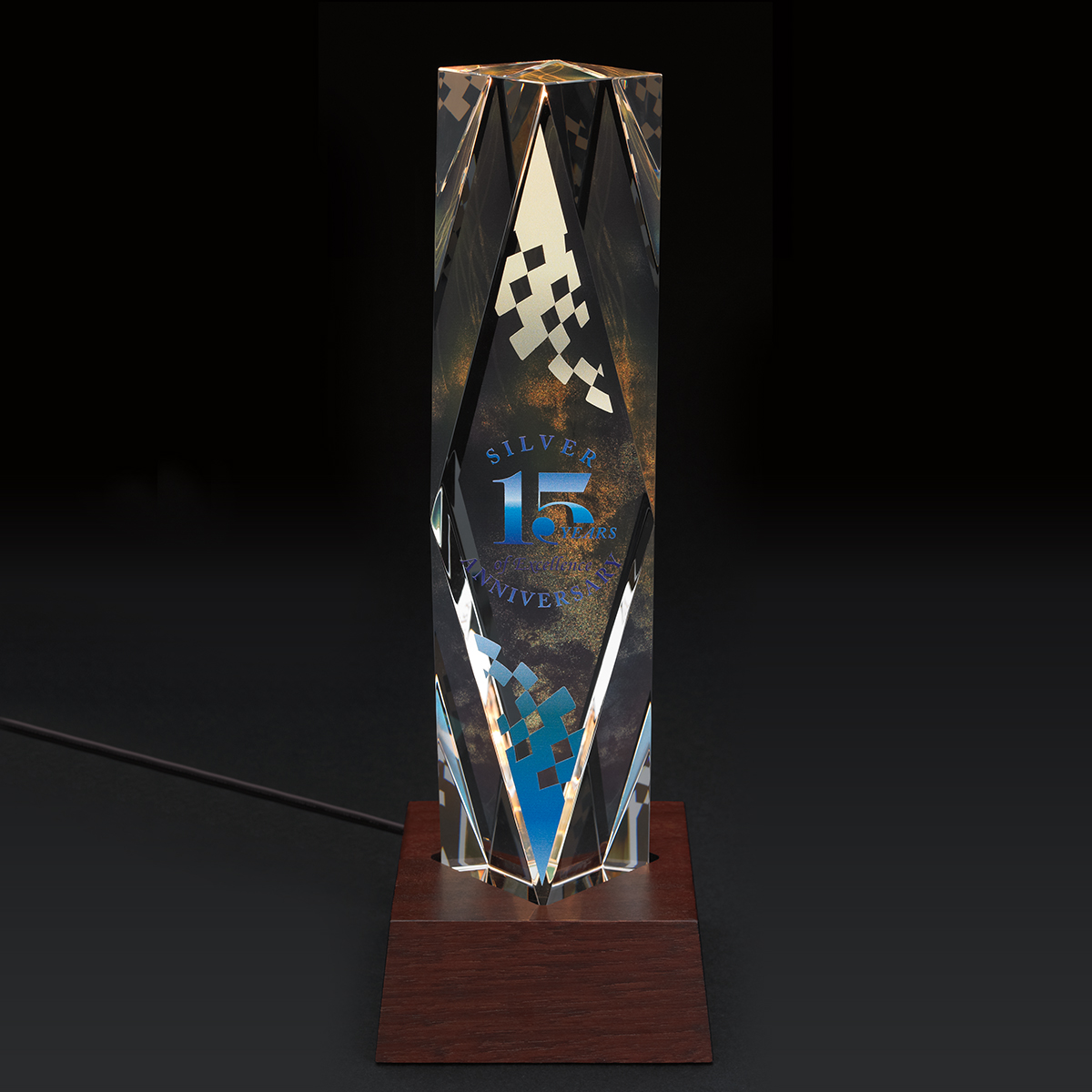 JAFFA® Dramatis Award with Lighted Base 1