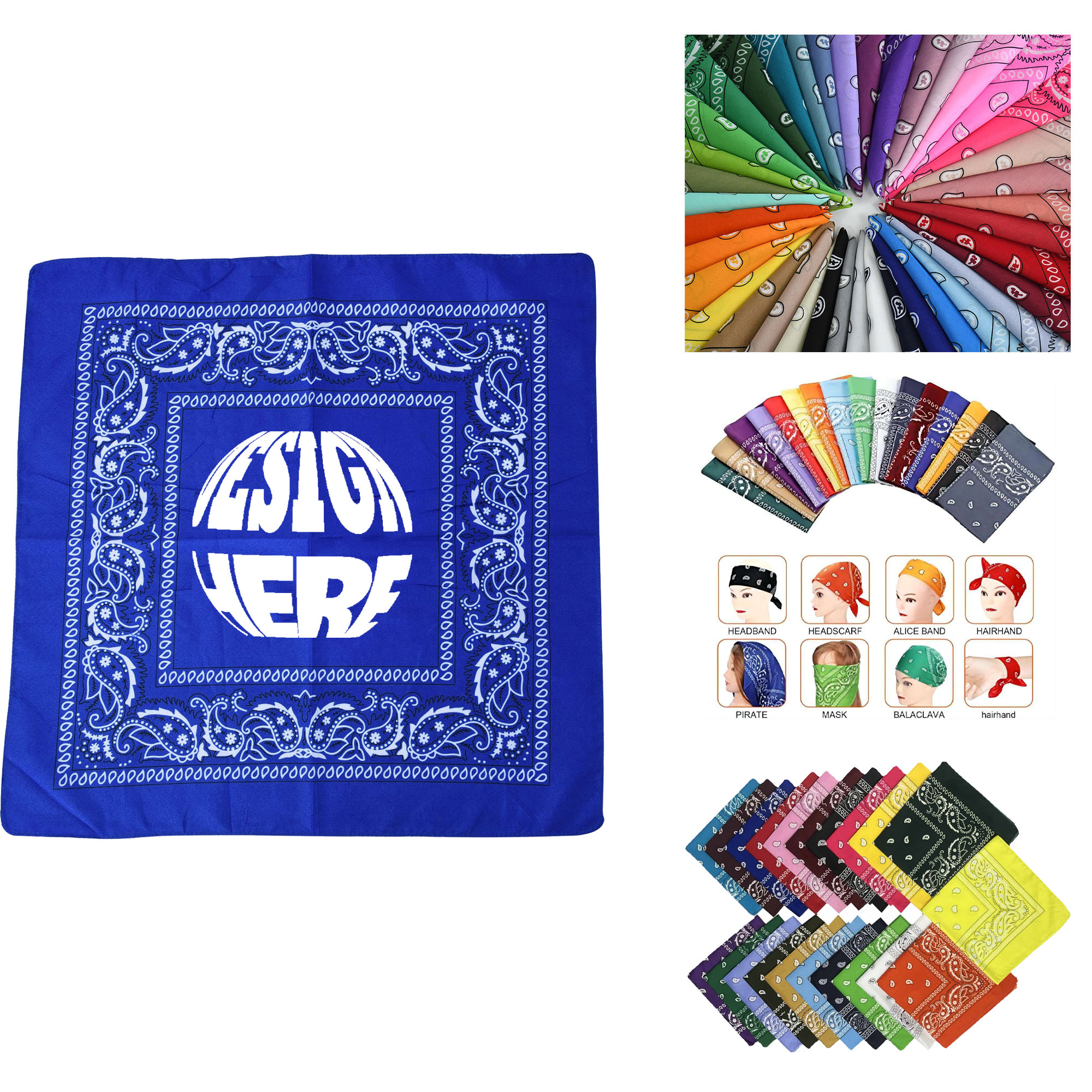 Polyester Sports Bandana 3