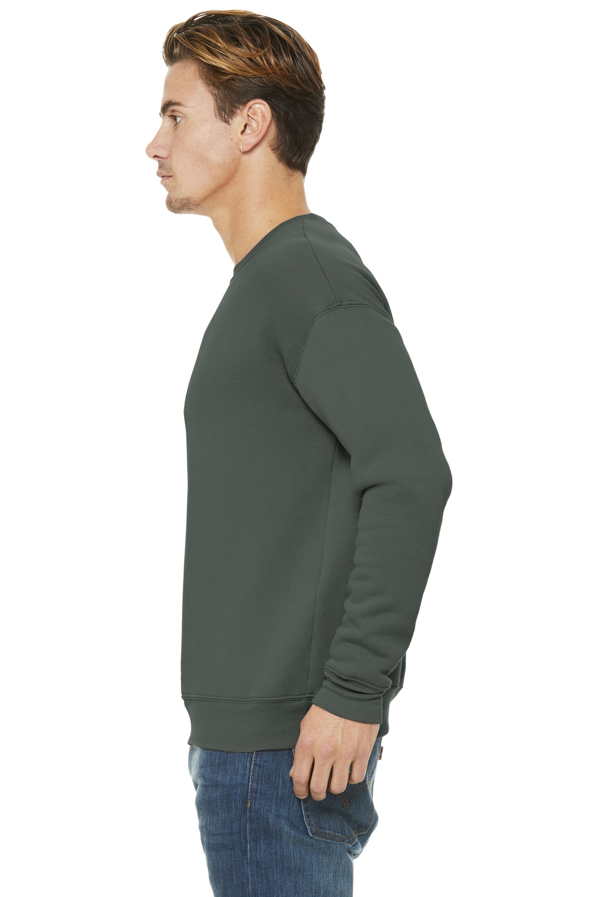 BELLA+CANVAS Unisex Sponge Fleece Drop Shoulder Sweatshirt. BC3945 7