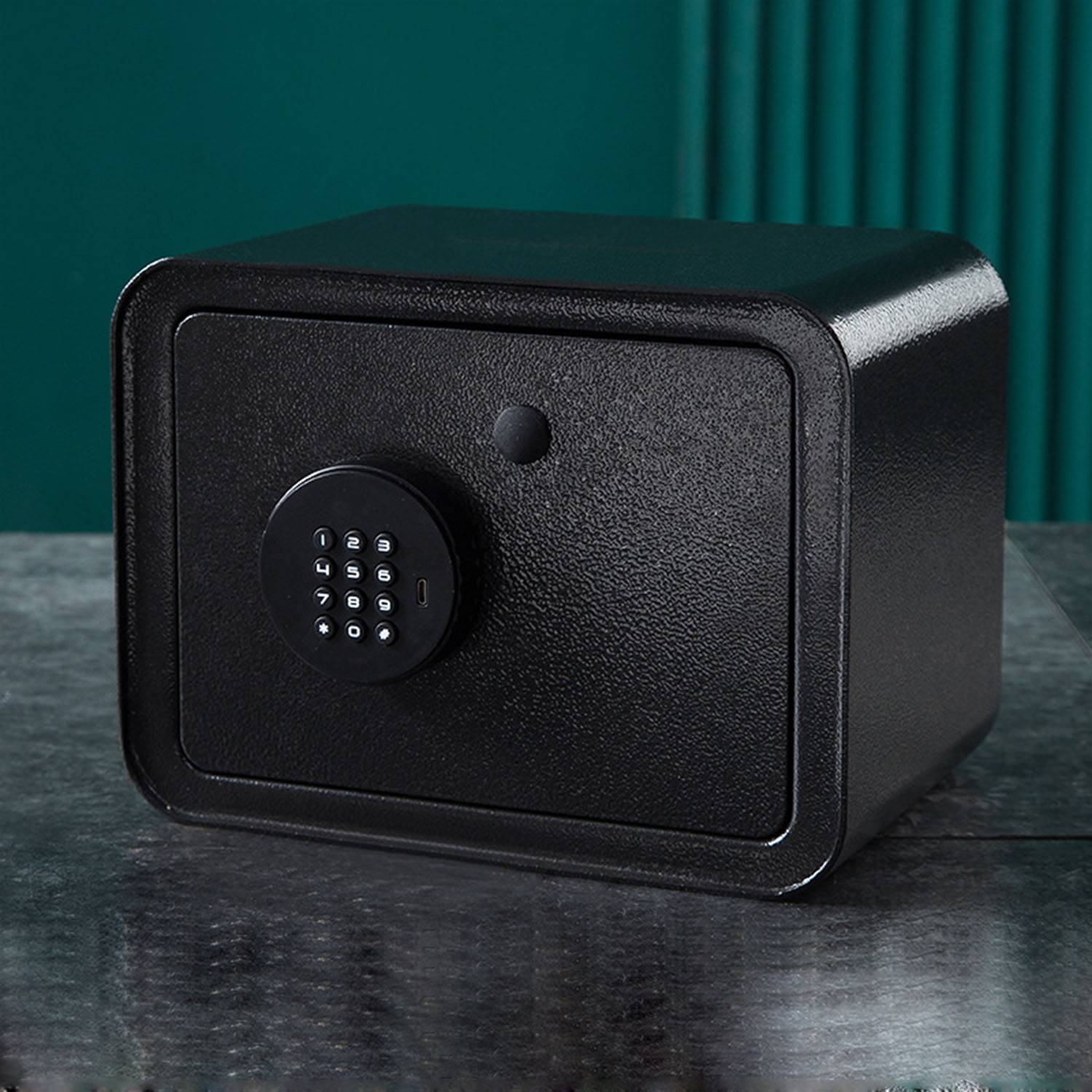 Steel mini safe case with code saving pot for children 1