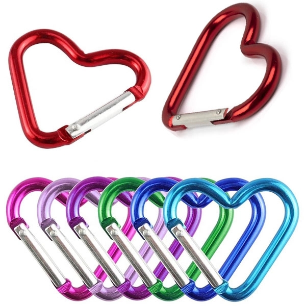 Heart Shape Aluminum Carabiner 6