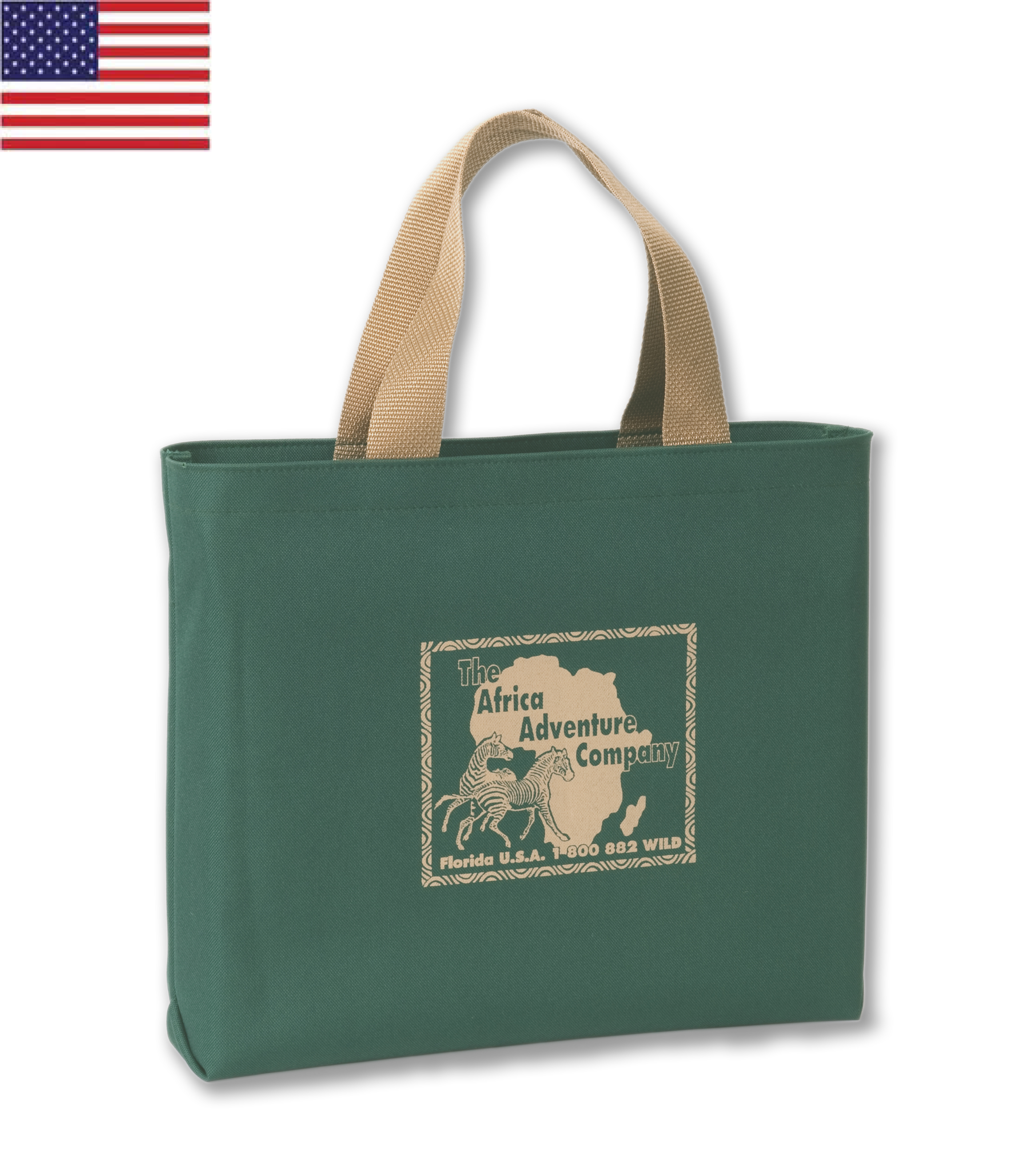 Charmer Bottom Gusset Tote Bag 18x3x13", custom tote bag with logo imprint 2