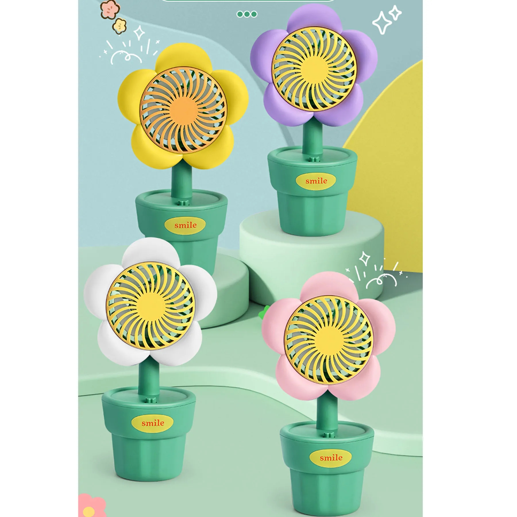 Lovely Flower Fan 1