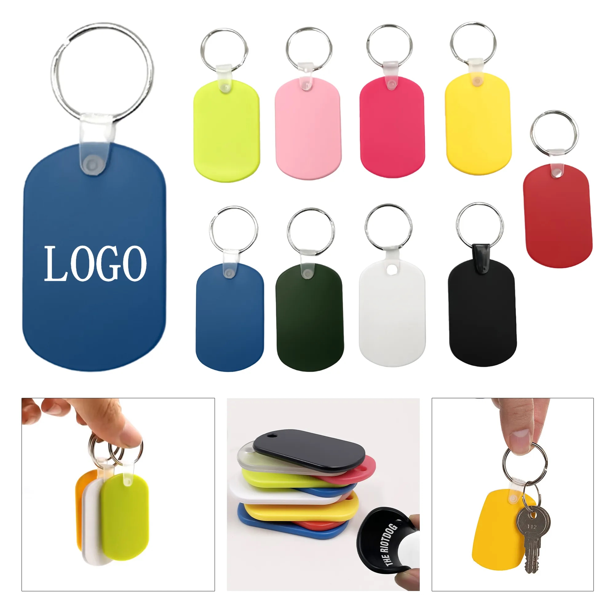 Waterproof Custom PVC Key Tag 4