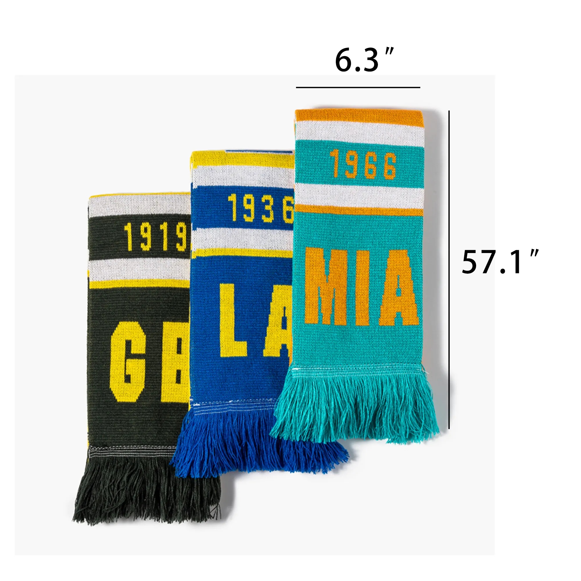 Customizable Knitted World Cup Scarf 3
