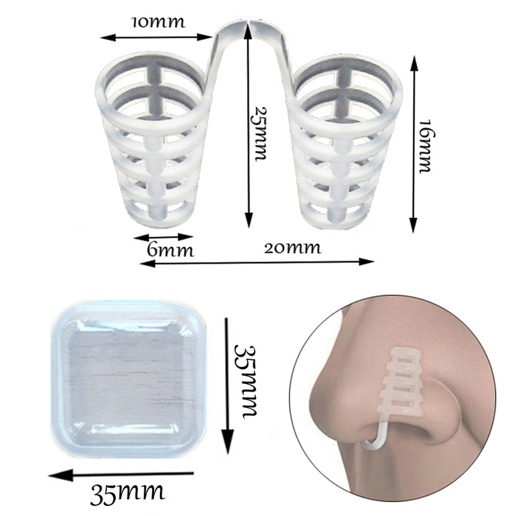 Anti-Snoring Nose Vents Snore Stopper 2