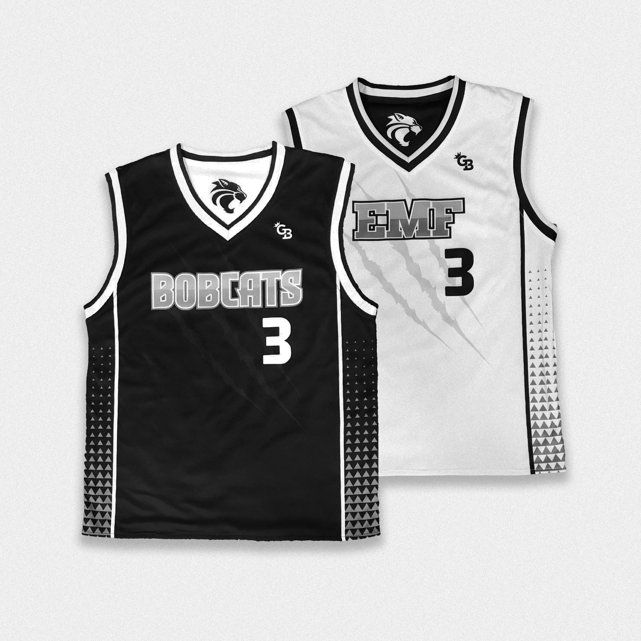 Reversible V-Neck Basketball Jersey 4