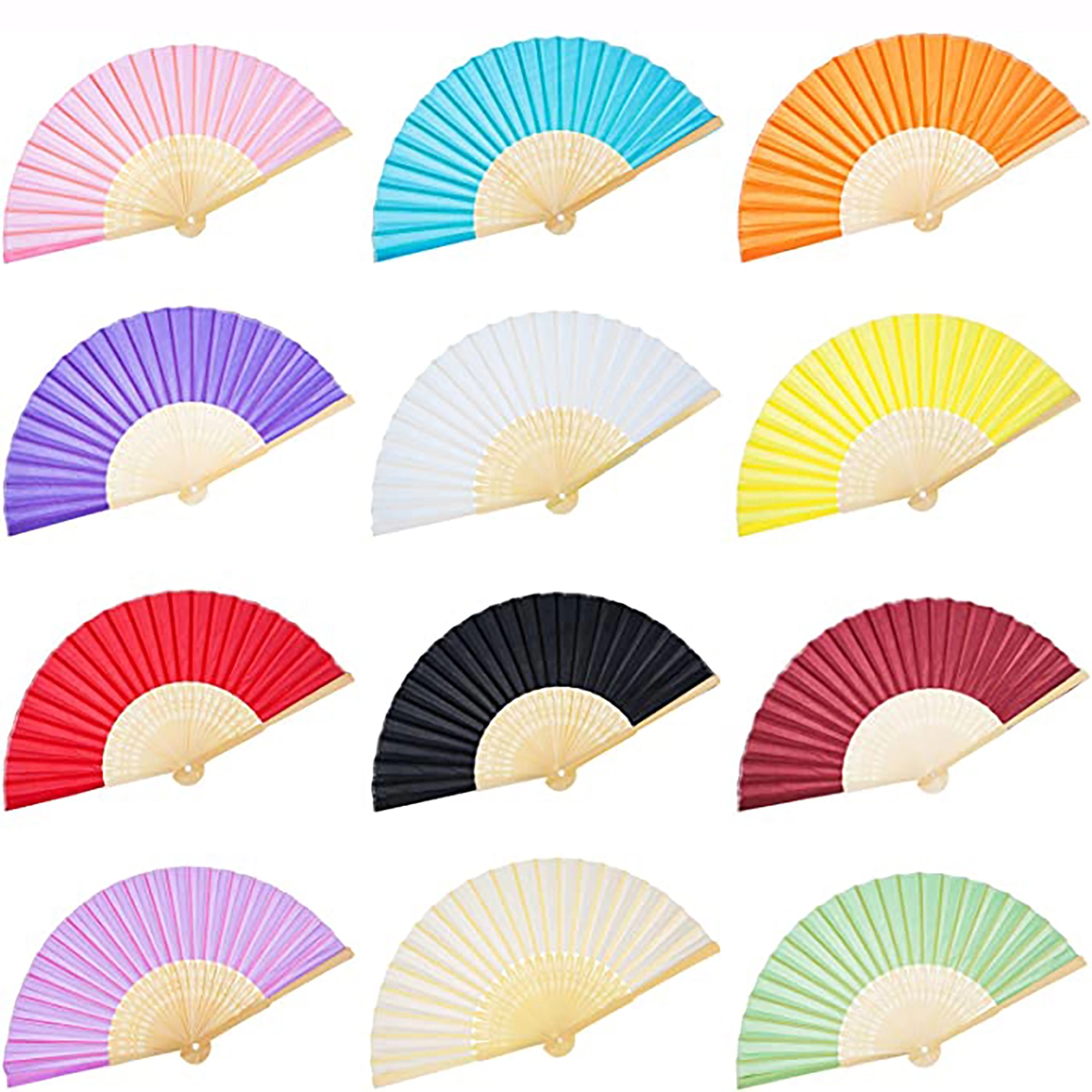 Folding Bamboo Silky Fans 3