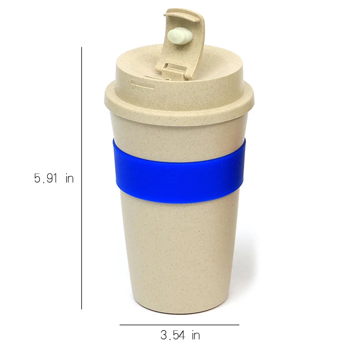 Eco-Friendly Reusable Biodegradable Wheat Straw Fiber Cups 2