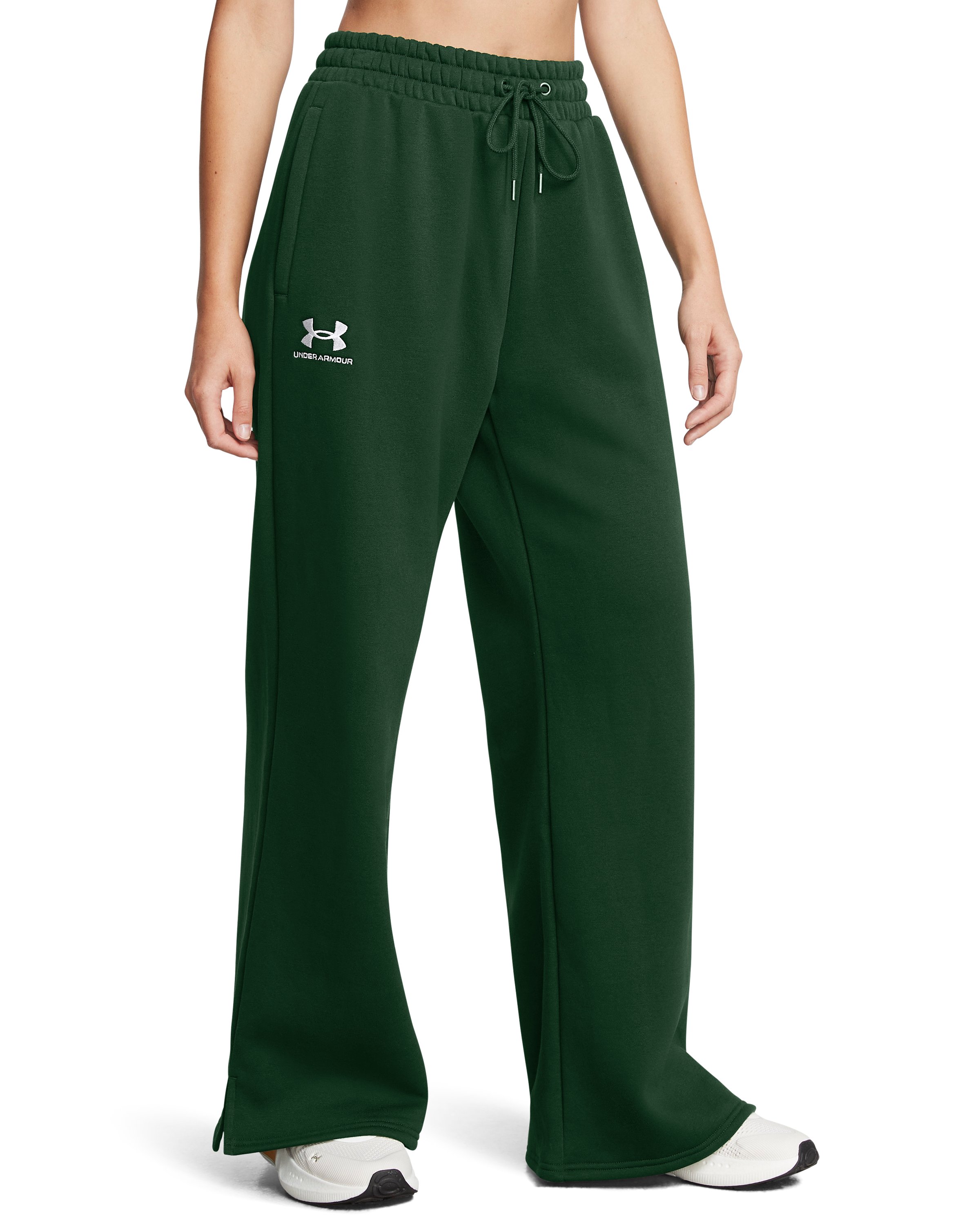 UA Icon Fleece Women's Wide Leg Pants 5