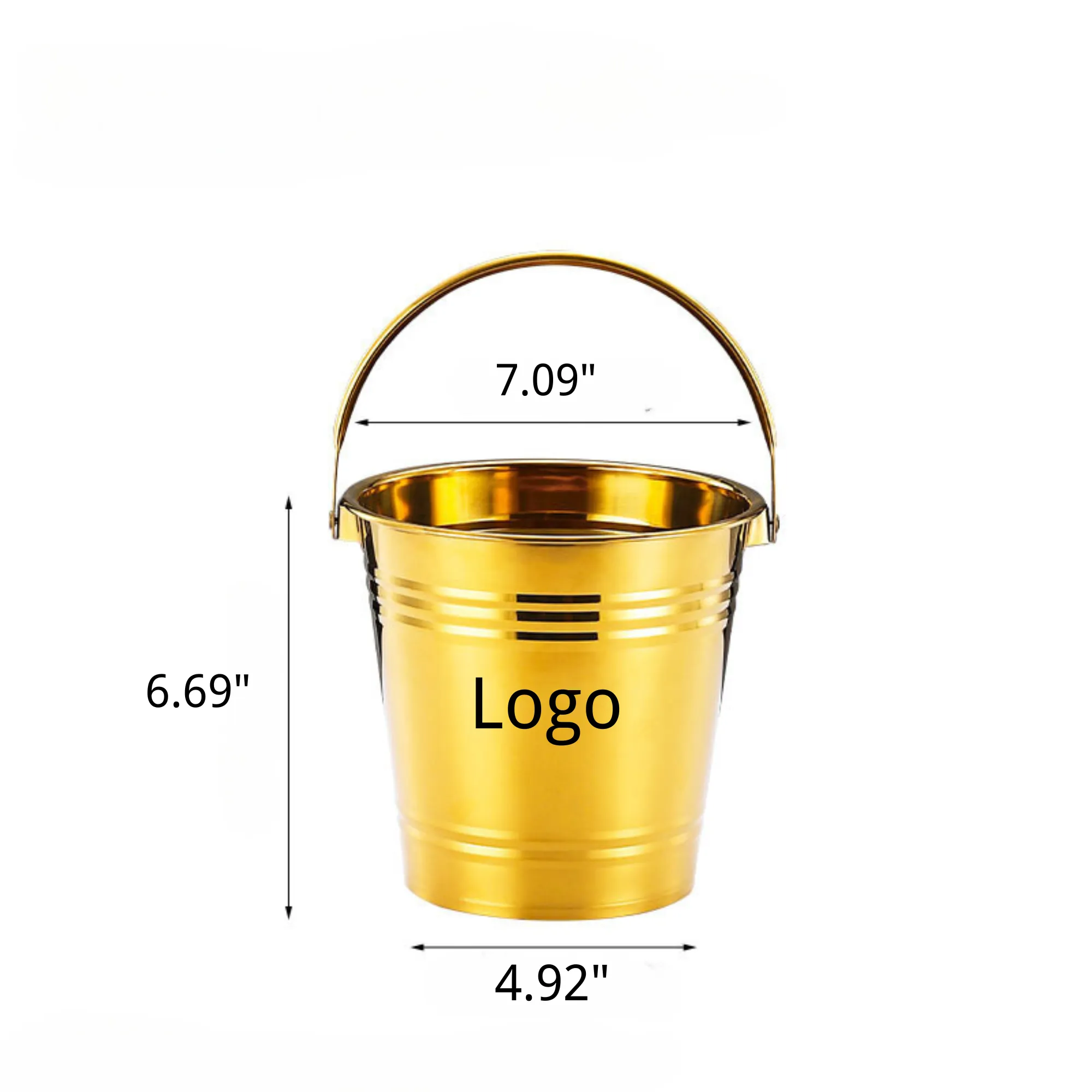 Stainless Steel Insulated Ice Bucket 3