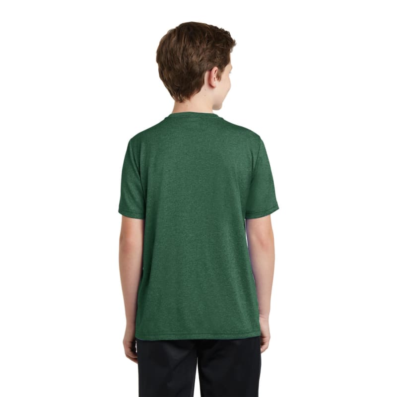 Sport-Tek Youth Heather Contender Tee. 6