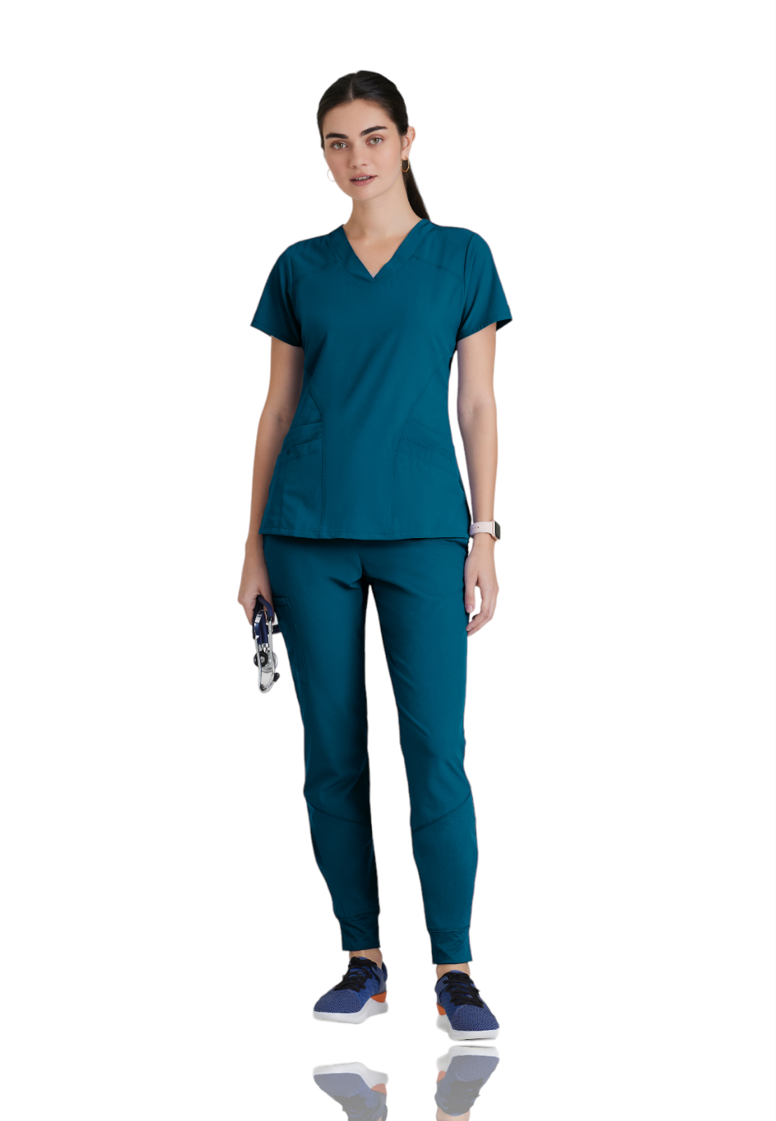 Barco One - Women's Five-Pocket V-Neck Pulse Scrub Top 29