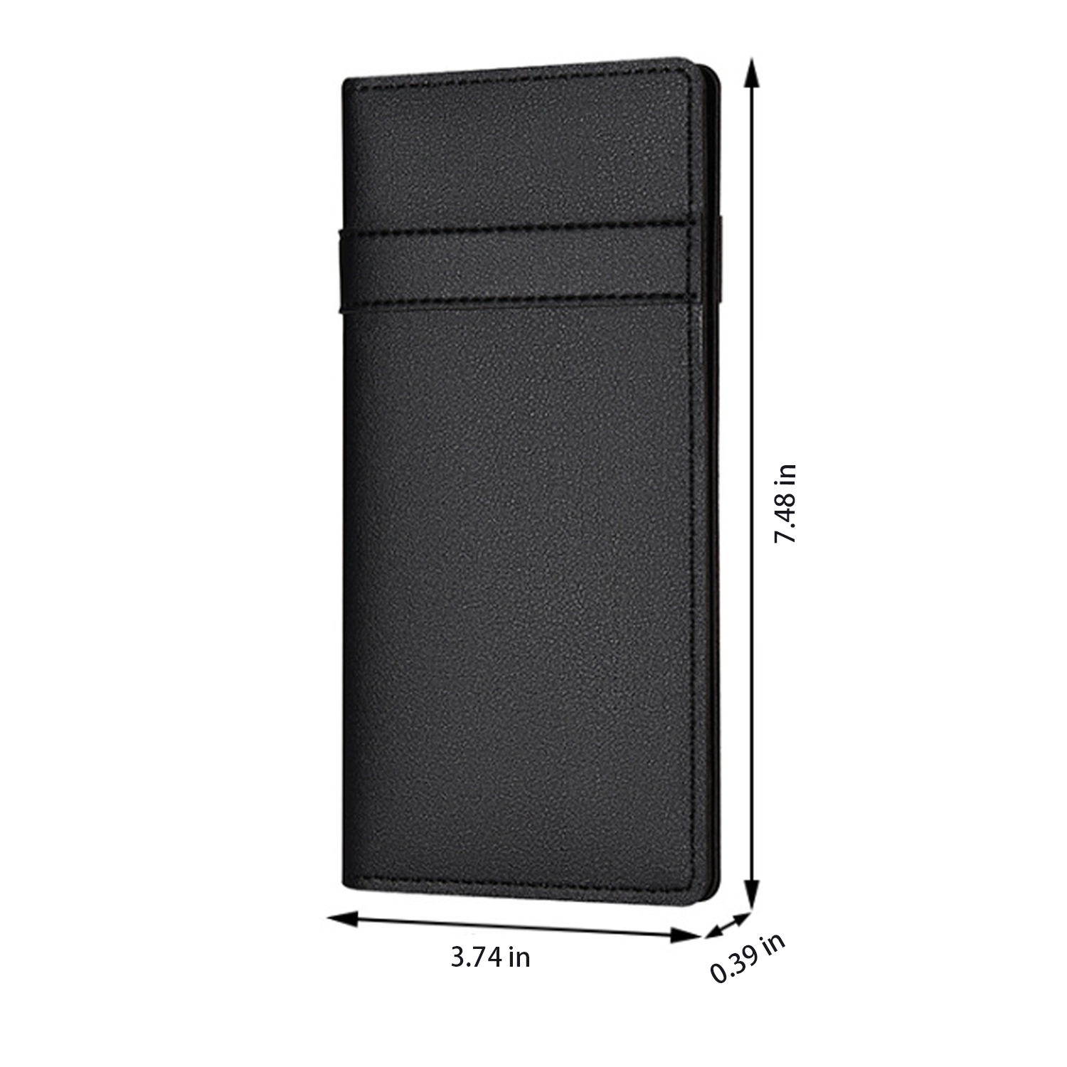 Imitation cowhide simple ultra-thin women's long wallet 2