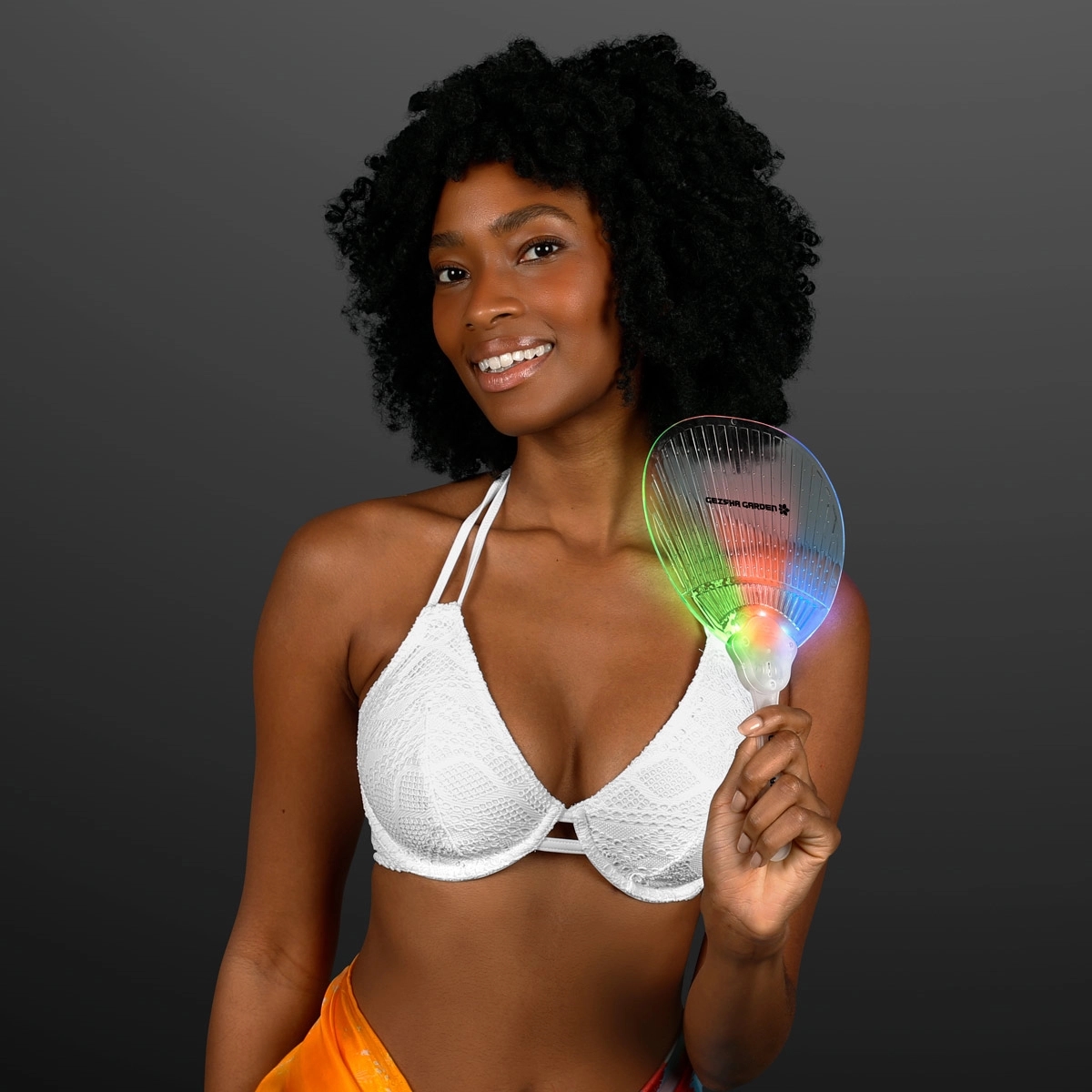 Flashing Fancy Fan with LED Lights 2