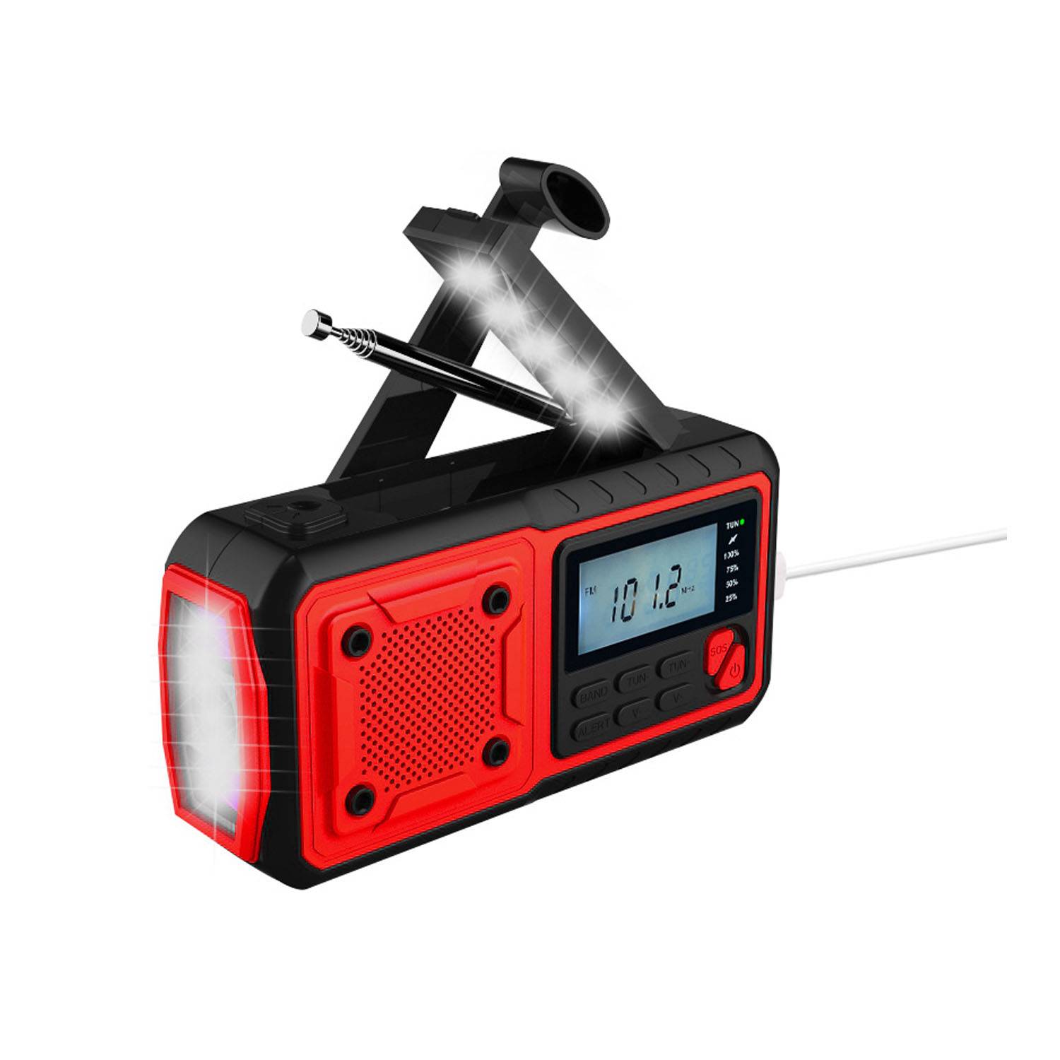 Emergency Rechargeable Multi-Functional Weather Radio 1