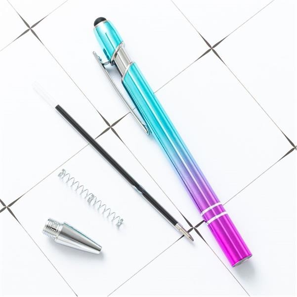 Aluminum barrel Pen With Touch Head 4