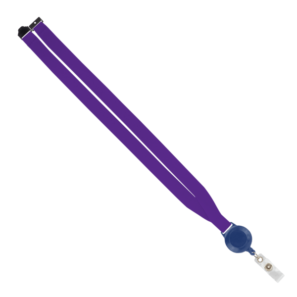 IMPORT 3/4" Polyester Lanyard with Retractable Badge Reel and IPH7 back of neck convenience release. 71
