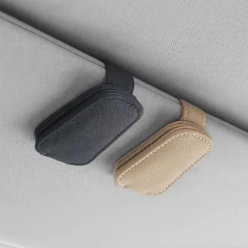 Magnetic Leather Sunglasses Holder 7