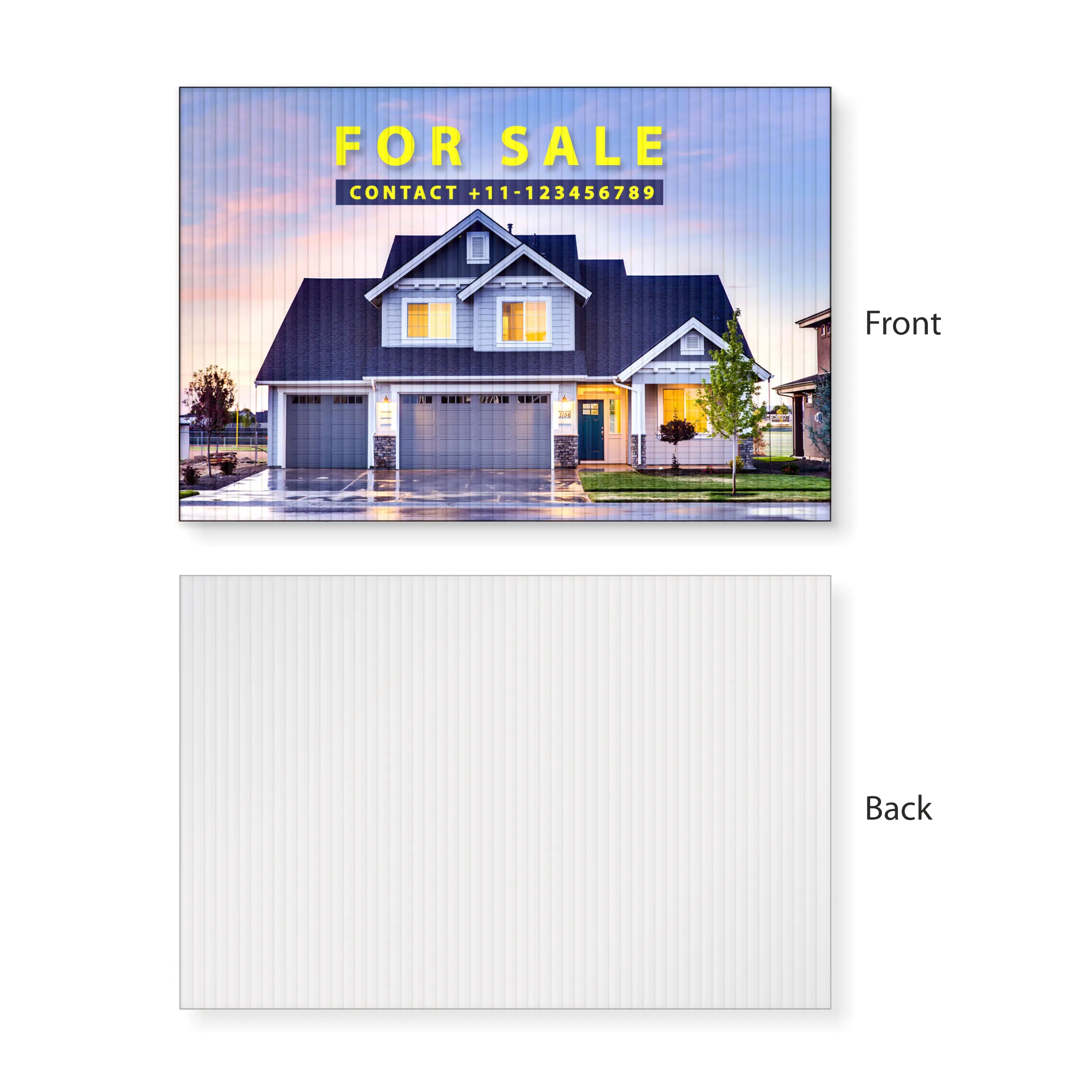 12"x18" Custom Yard Sign - Single Sided (Banner Only) 7