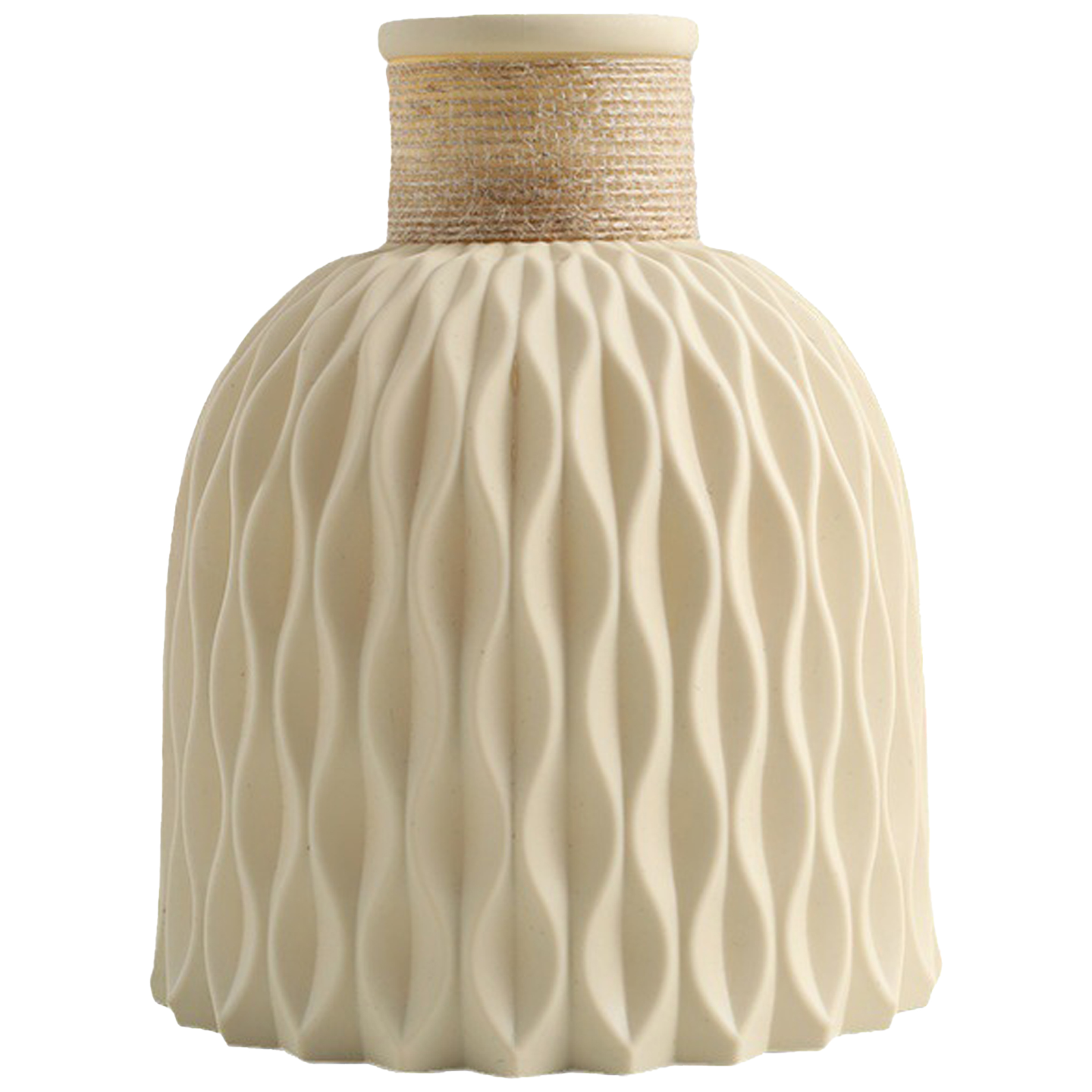 Plastic Home Water Ripple Flower Vase 6
