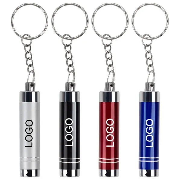 Mini LED Flashlight Aluminum Alloy Keychain 4