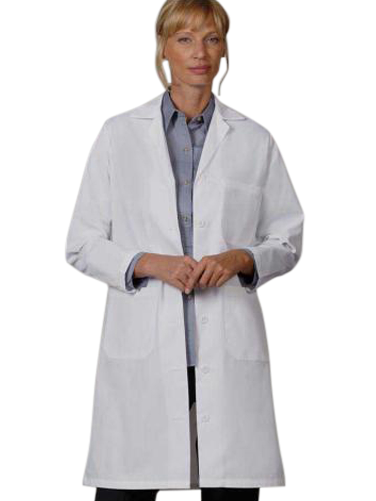 Fashion Seal - Women's Three-Pocket 39" Full-Length Lab Coat