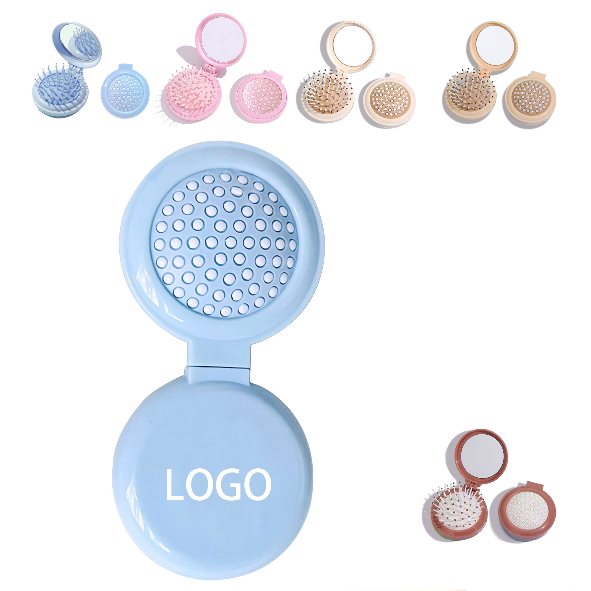 Compact Plastic Travel Folding Comb 1