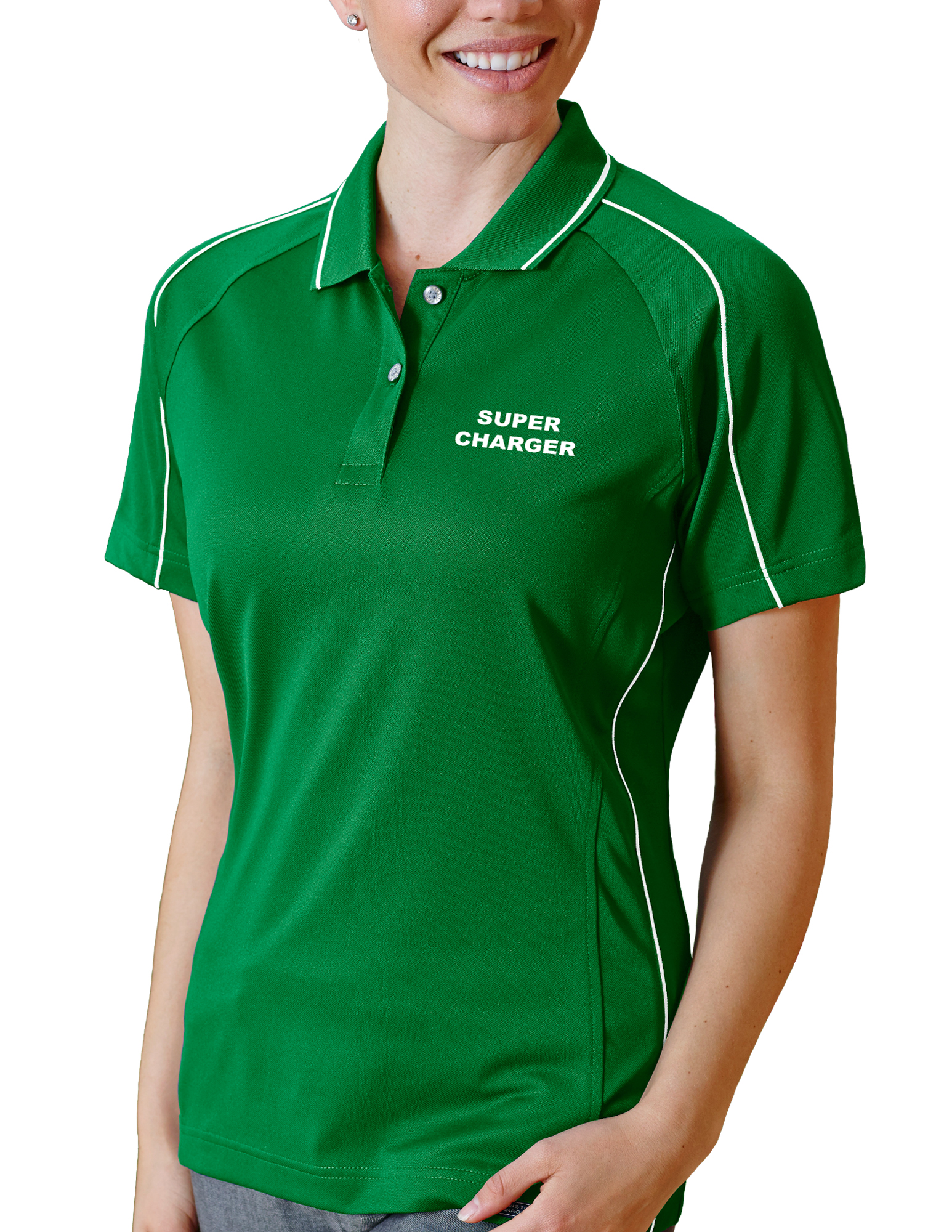 Ladies' Super Charger Hybrid Cooler Polo Shirt 13