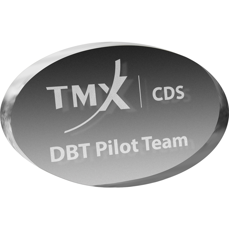 Clear Oval Paper Weight (4"x2 1/2"x 3/4") Laser Engraved 2