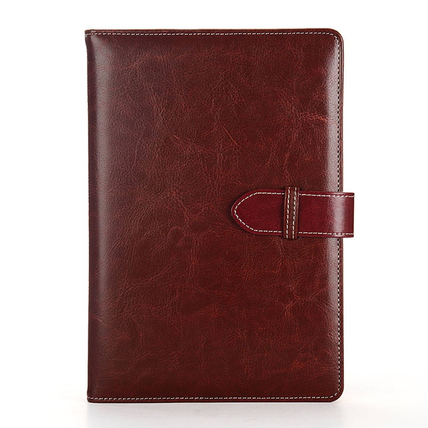 A5 Buckle PU leather notebook 4