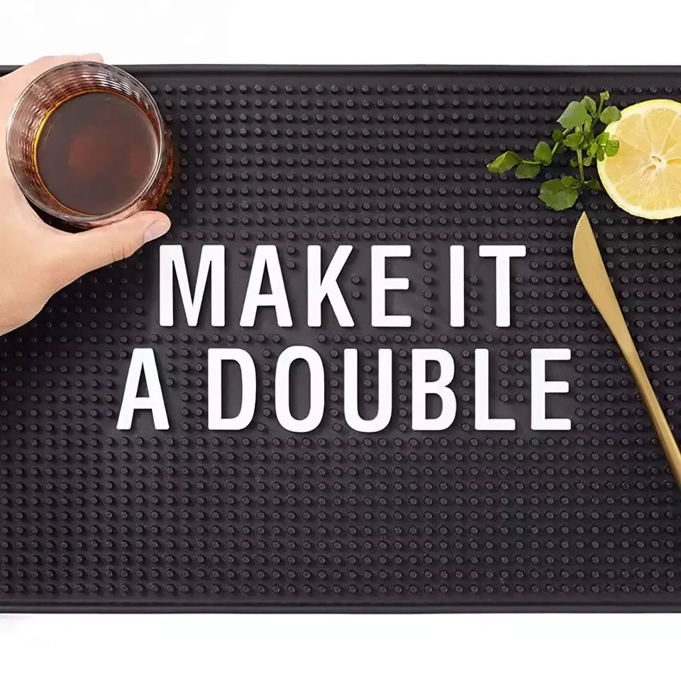 Custom PVC Counter Rail Mat 12''x18'' 8