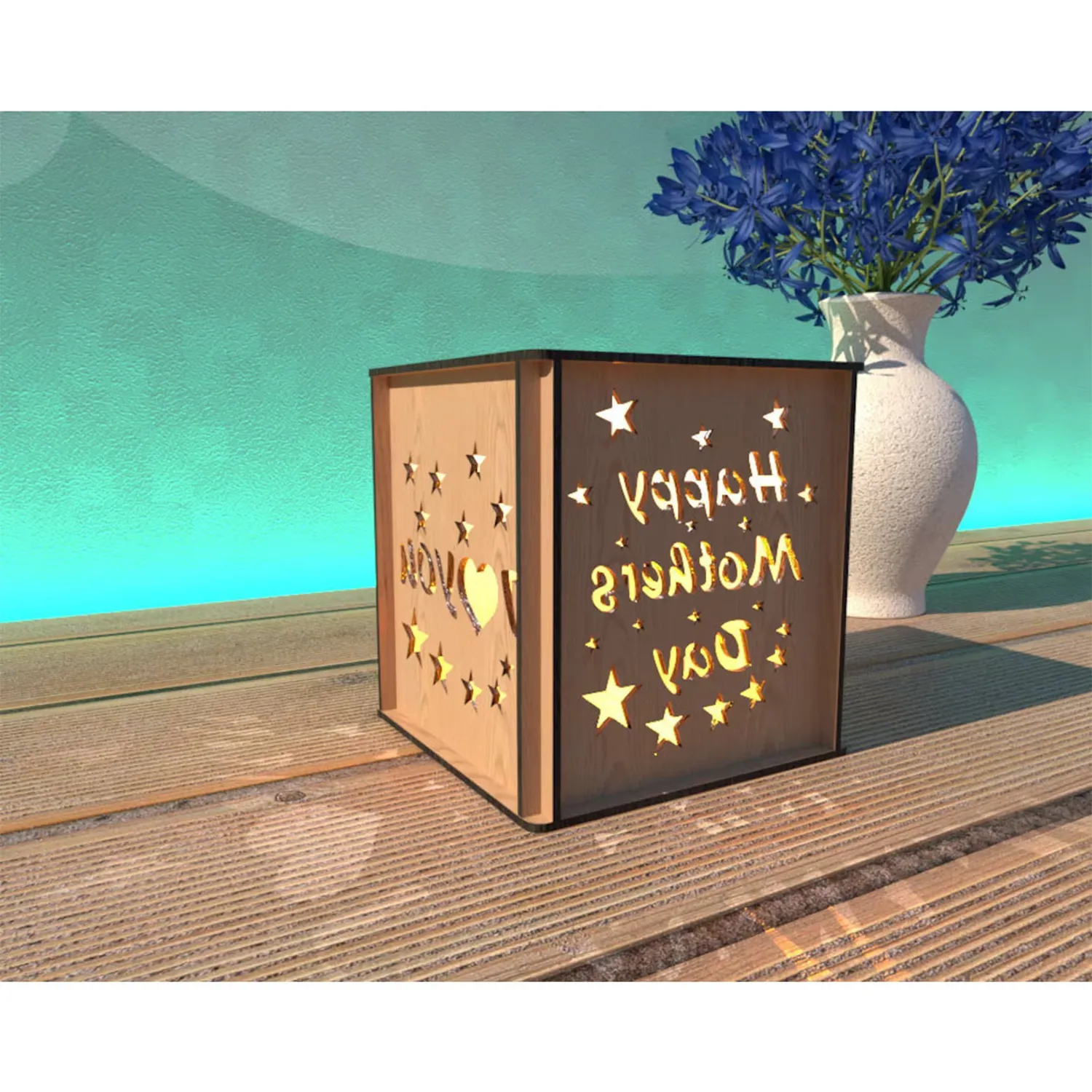 Creative Projection Wooden Box 4
