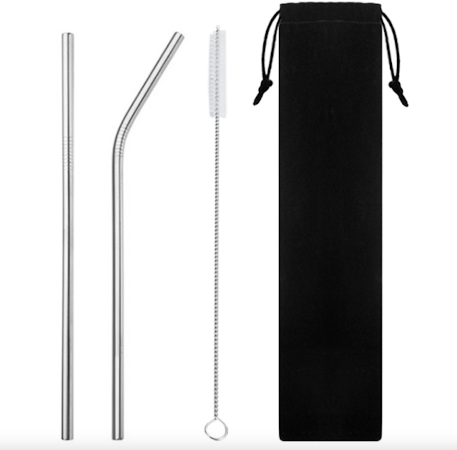 Stainless Steel Straw Set 1