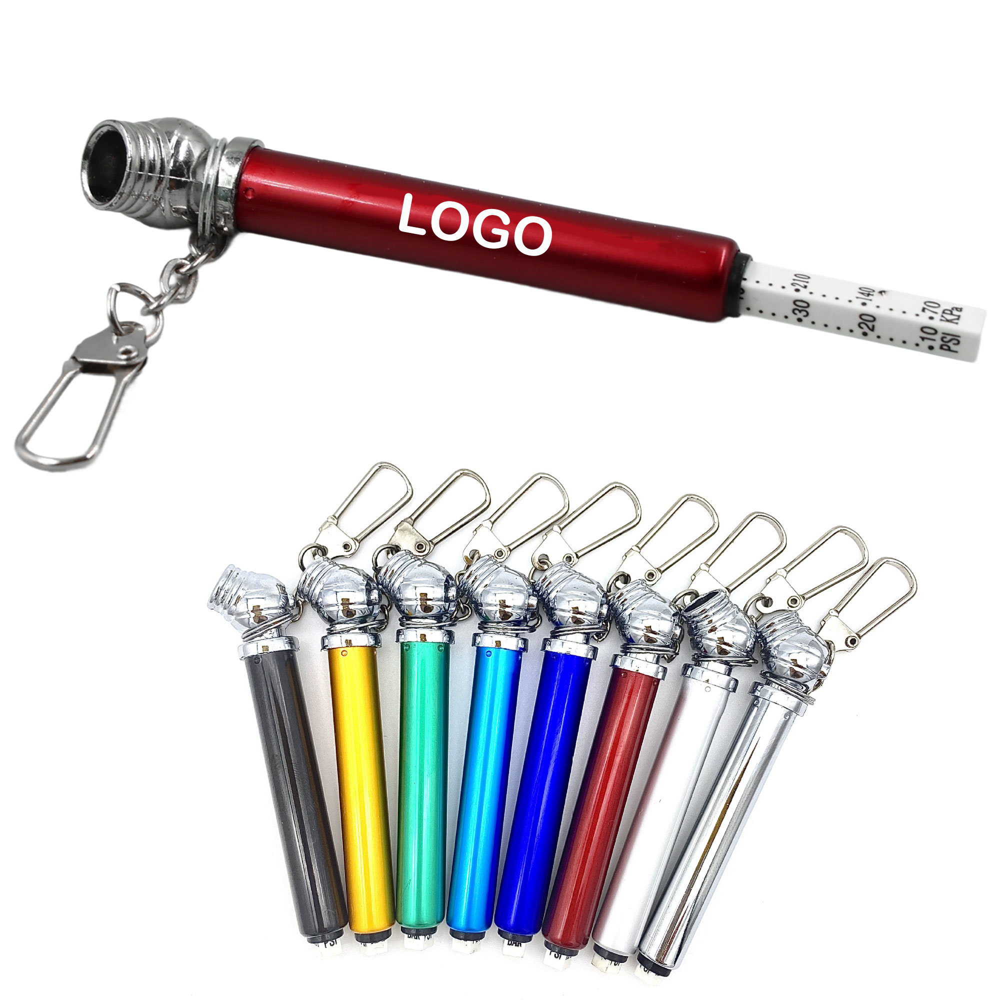 Mini Tire Pressure Gauge W/ Keychain 2