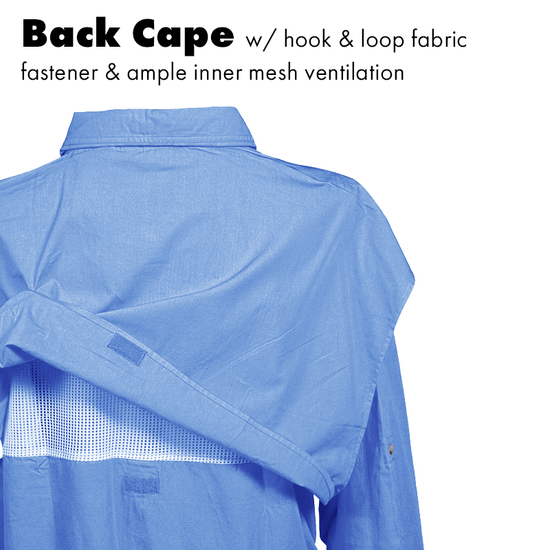 Cotton Poplin Fishing Shirt - Long Sleeve 5