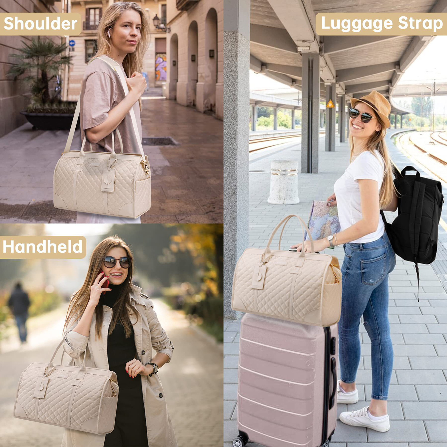 Polyester Laptop Tote Bag Set With Zipper 4