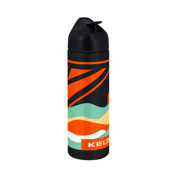 EasyFlow Recycled Aluminum Bottle w Straw Lid, custom water bottle with logo imprint 15