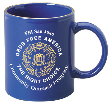 11 oz. Midnight Blue Stoneware Mug 1