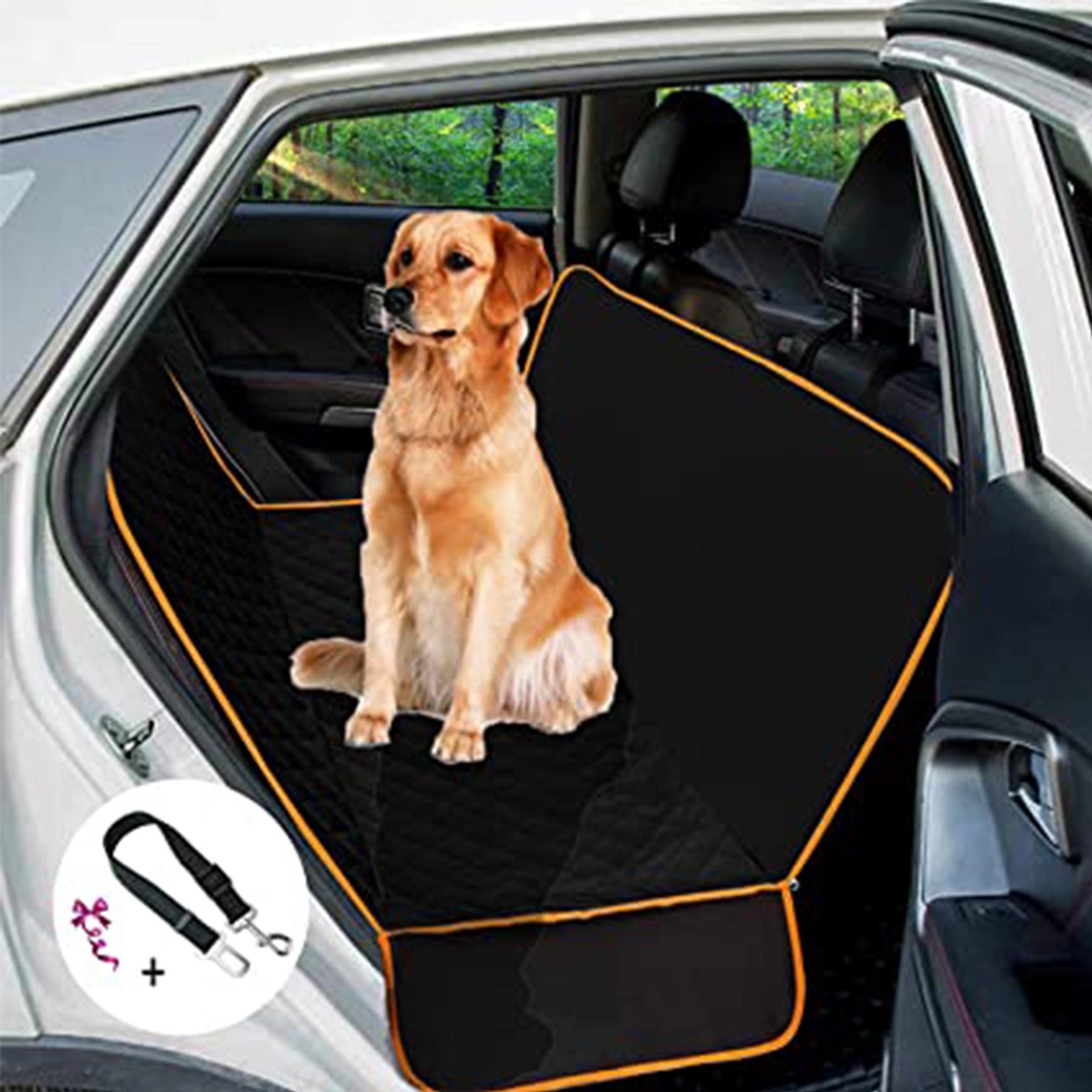 Dog Back Seat Cover Protector 2