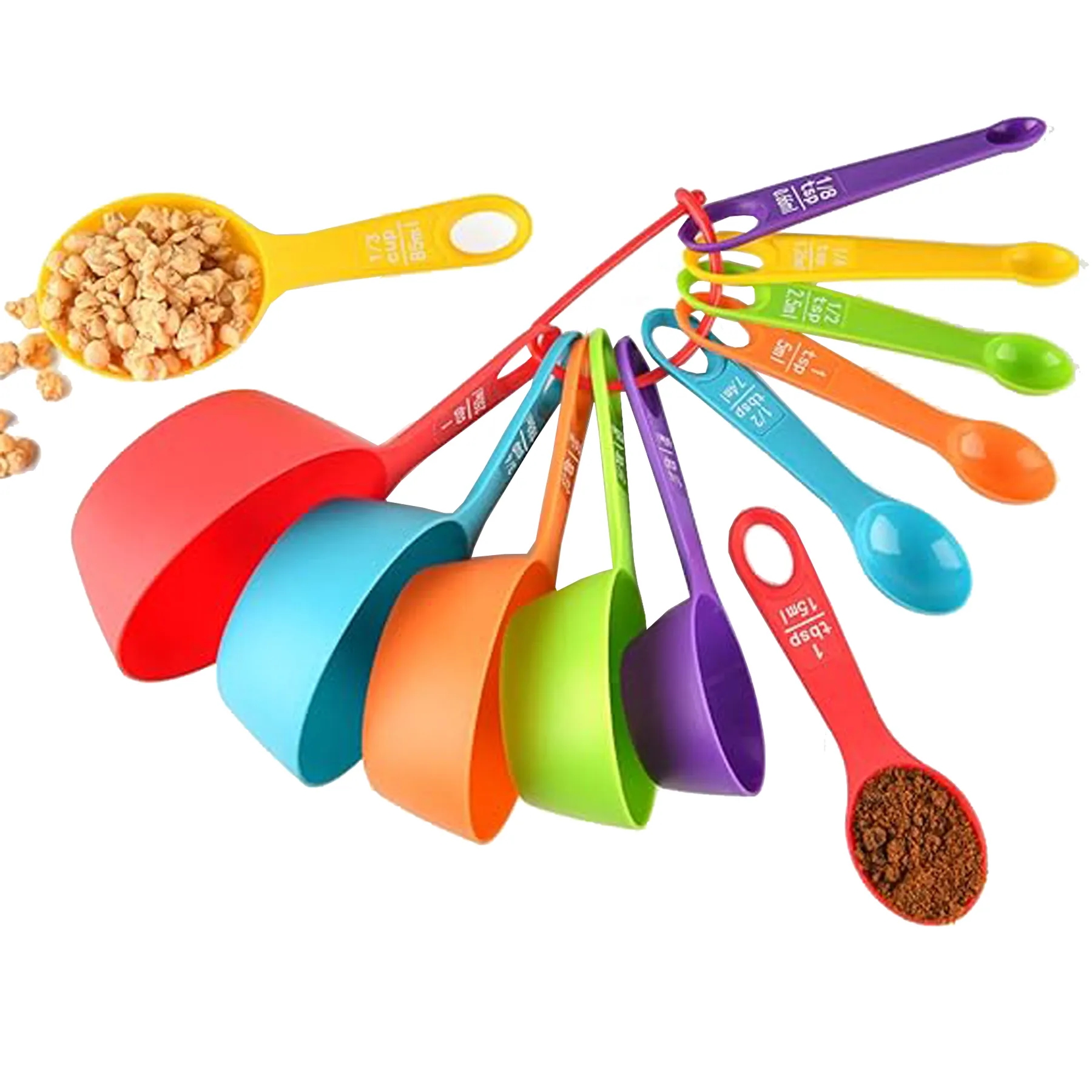 12Pcs Measuring Cups and Spoons Set
