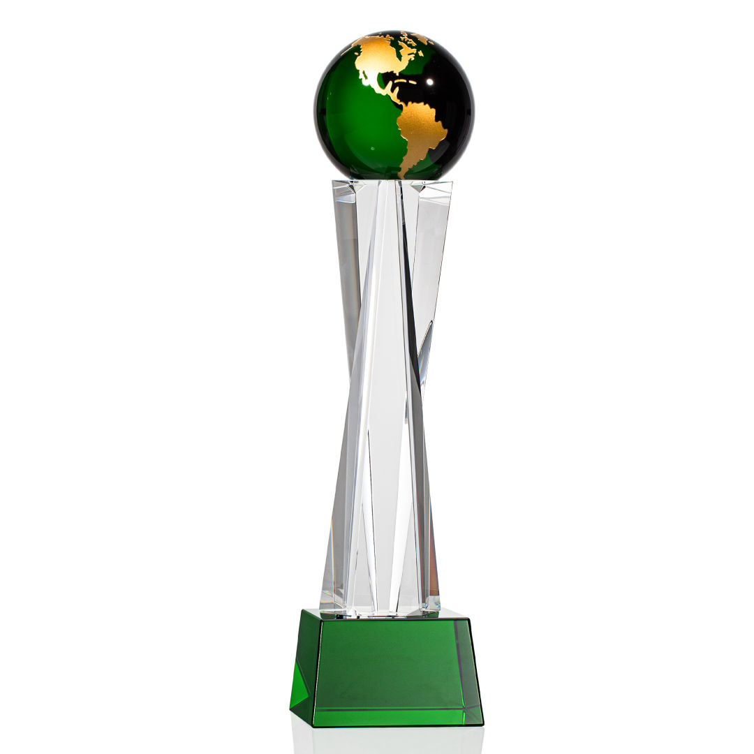 Havant Globe Award - Green/Gold 10
