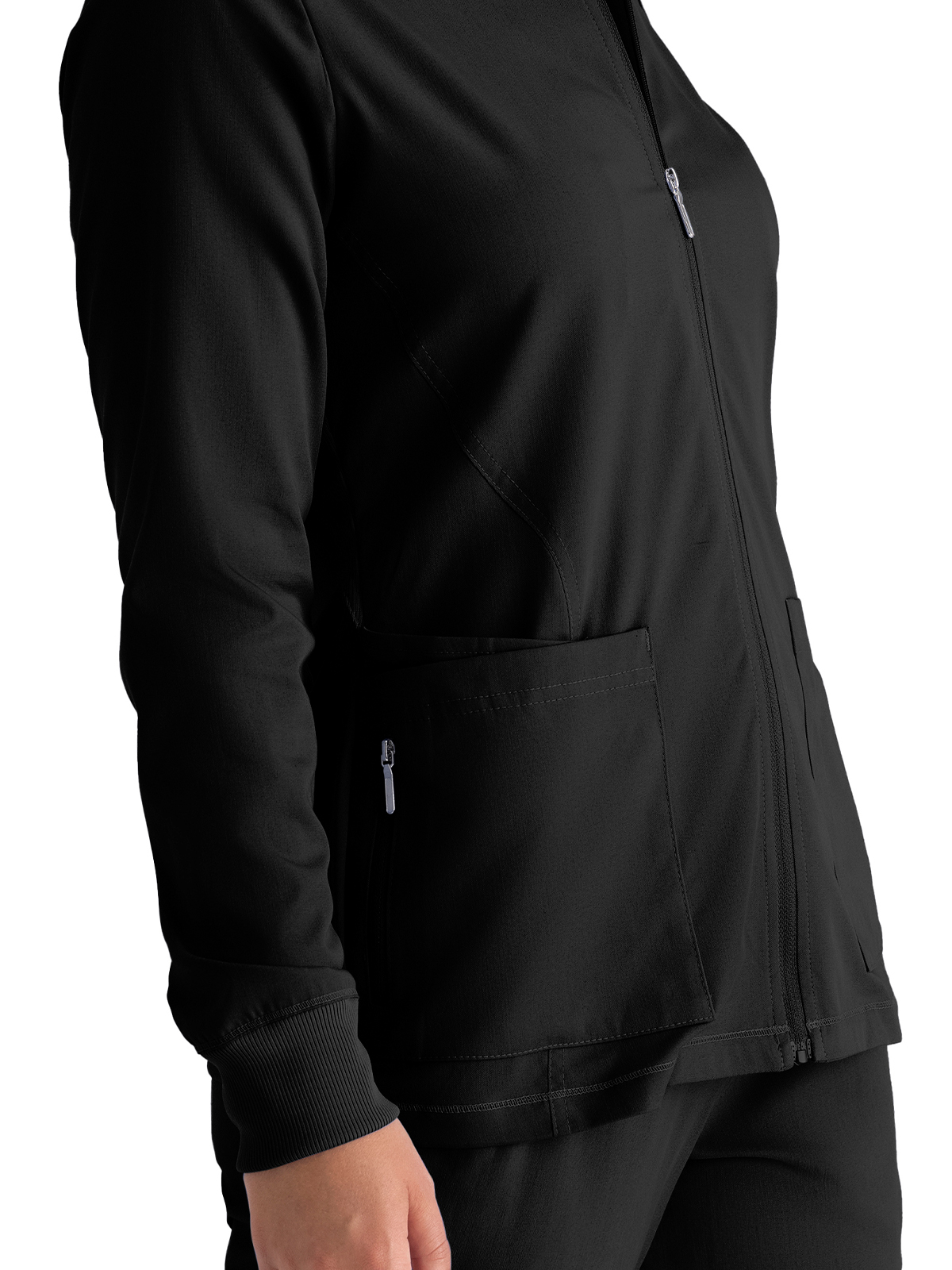 Grey's Anatomy Spandex Stretch - Women's Five-Pocket Gianna Warm-Up Scrub Jacket 7