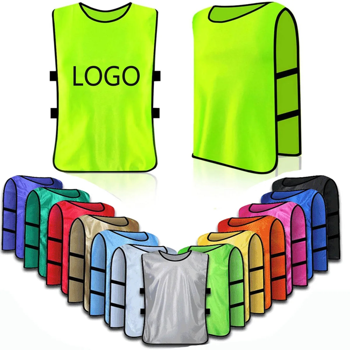 Pinnies Scrimmage Vests for Kids, Youth and Adults 3