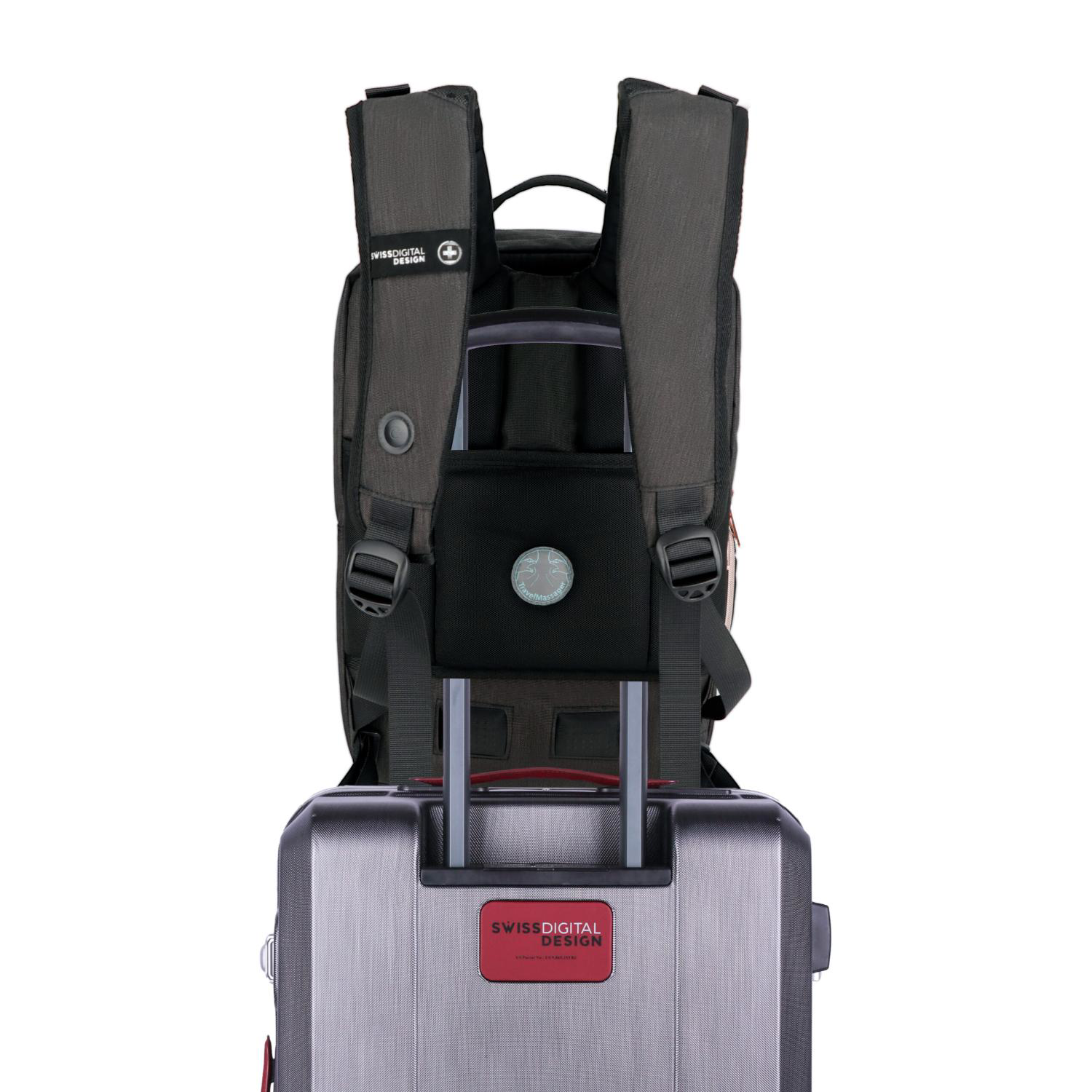 SwissDigital® Katy Rose Massage Large Travel Backpack 9