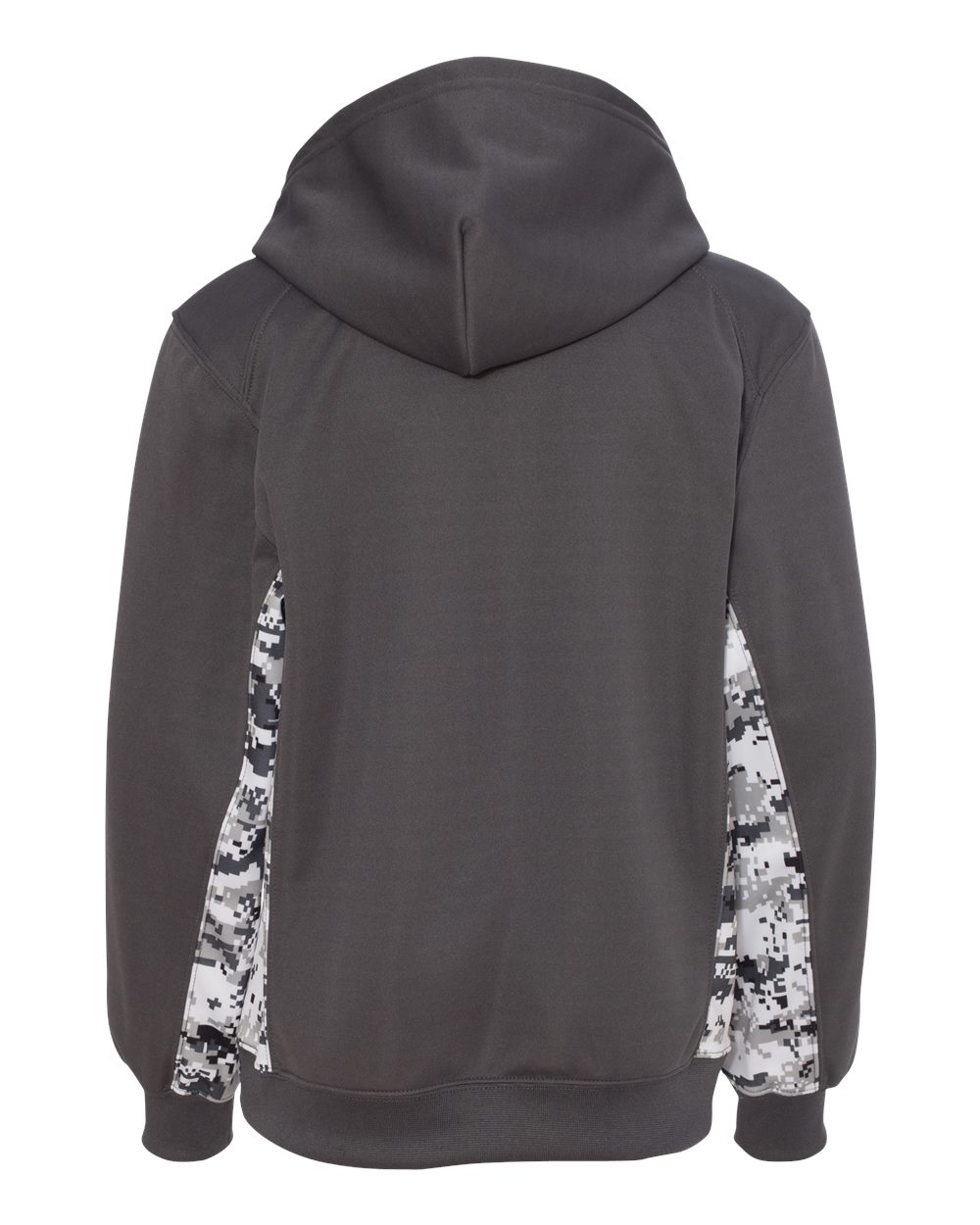 Youth Digital Camo Colorblock Performance Fleece Hooded Sweatshirt - 2464 5