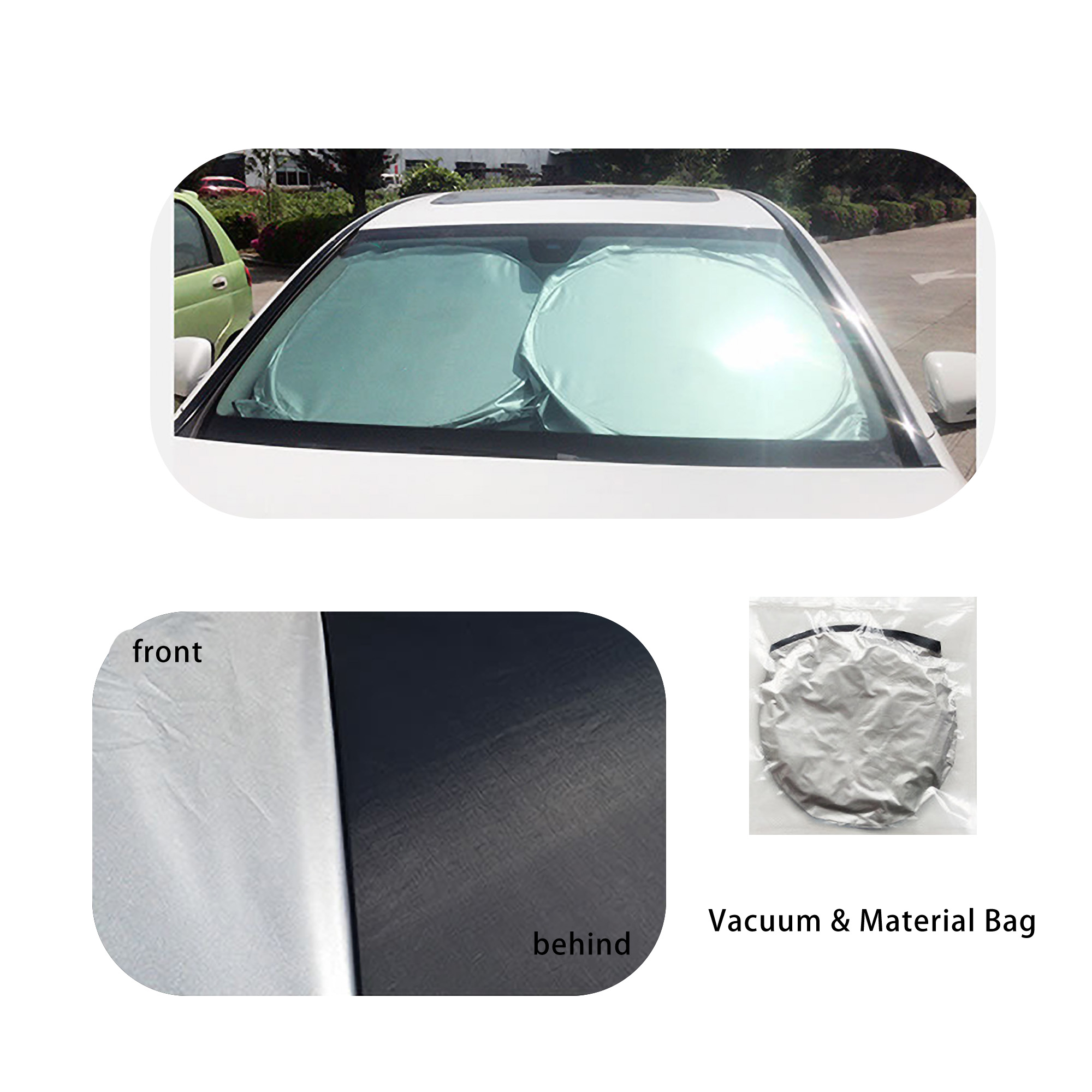 Shade Car Windshield Sun Premium UV Protection Fold Storage 1