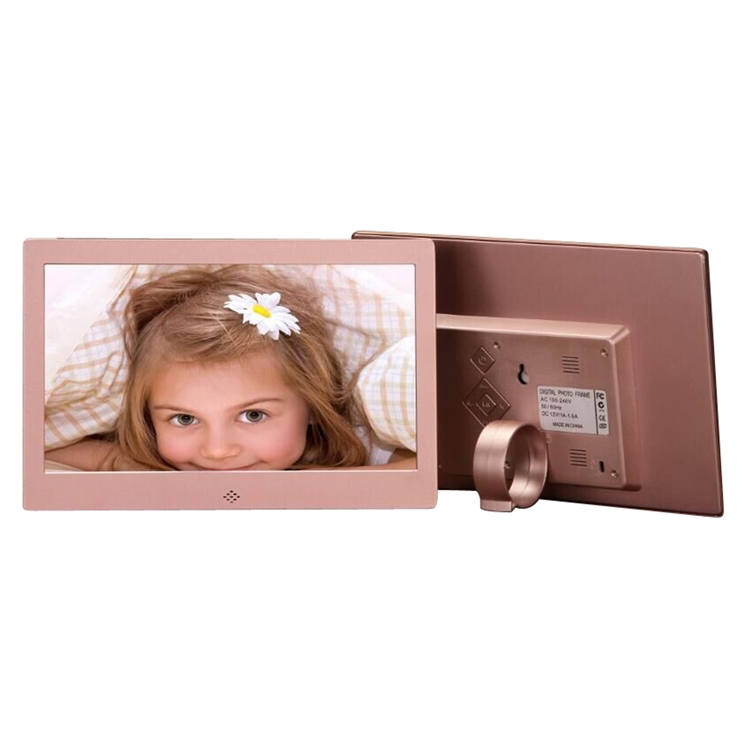 7" LCD Digital Photo Frame W/Brushed Metal Finish 3